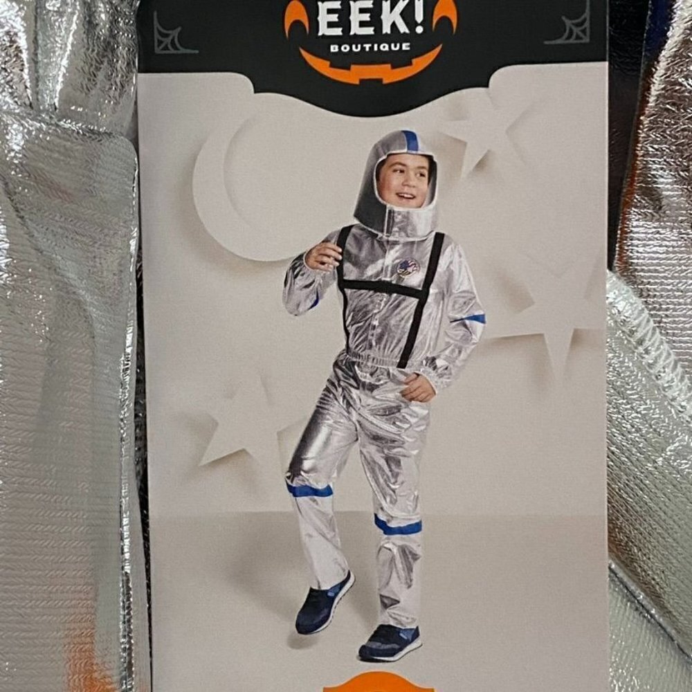 Target Kids’ Astronaut Halloween Costume Jumpsuit Headpiece Hyde & EEK! Boutique - Picture 3 of 12